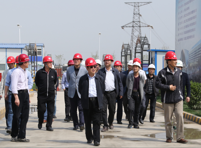 张平等局领导调研指导河北奥体中心项目建设