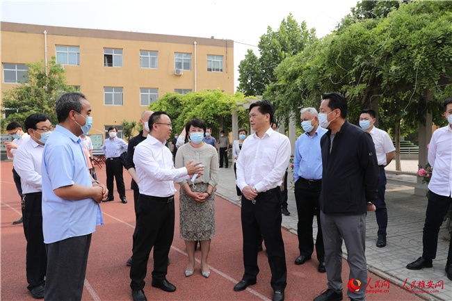 国家体育总局副局长、党组成员李建明一行到雄安新区调研